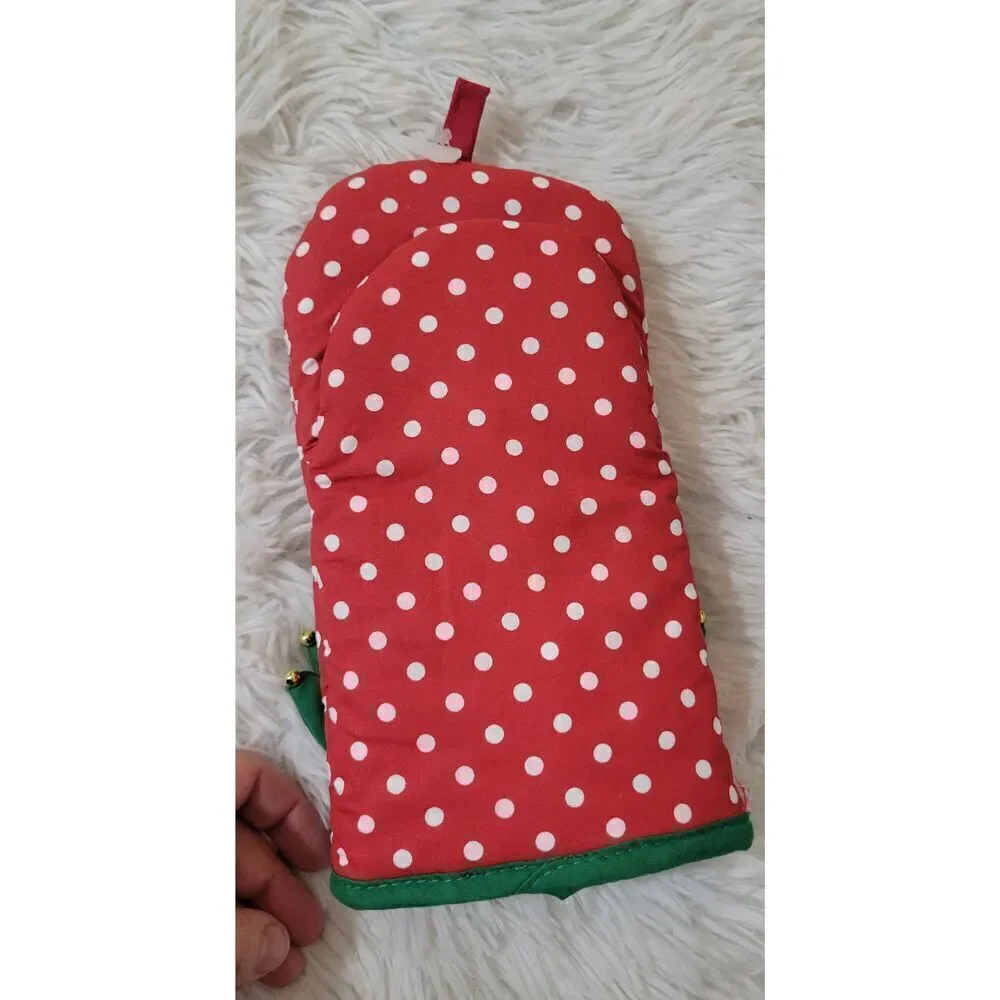 Ritz Kitchen Friends Cotton Oven Mitts Christmas Tree New